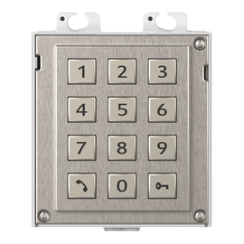 9155031 2N IP Verso-Keypad module-nickel Produktbild front M