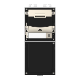 9155211C 2N IP Verso 2.0 Main unit with camera-nickel Produktbild front M