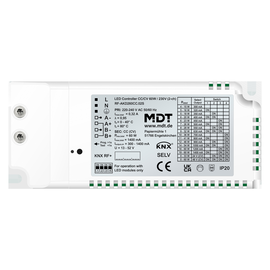 RF-AKD260CC.02S MDT KNX RF+ LED Controller CC/CV 60 W / 230 V 2-Kanal, Produktbild front M