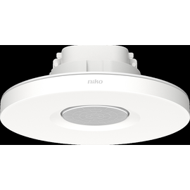 350-34902 Niko Präsenzmelder P34MR, KNX®, 9 10 m, 360°, 105 mm Durchmesser, Produktbild front M