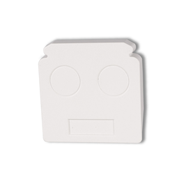 117667 Isoled Endkappe für FastFix LED Linearsystem R + R PRO Balkenaufnahme Produktbild front M