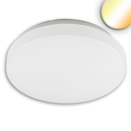 116719 Isoled LED Deckenleuchte 22|32W mit HF-Sensor, weiß rund, DN410, IP64, Produktbild front M