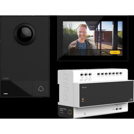 510-01501 Niko Video Kit, 2 drahtig, mit Steuerung, Außen und Innensprechstelle Produktbild front M