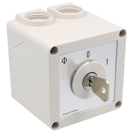 CA20.A201*A-V750.PNL Kraus & Naimer Schlüsselschalter, Ausschalter, 2-polig Produktbild front M