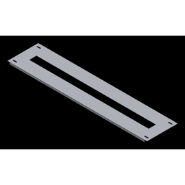 BDS200/K60 Mehler Schlitzblende,Breite D/K60 Metall,B900xH200mm Produktbild front M