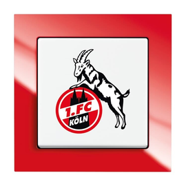 2CKA001012A2203 Busch-Jaeger Fanschalter 1 FC Köln Aus-und Wechselschaltung-Busc Produktbild front M