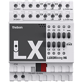 4800440 Theben KNX Luxor Heizungsaktor 8fach REG Produktbild front M
