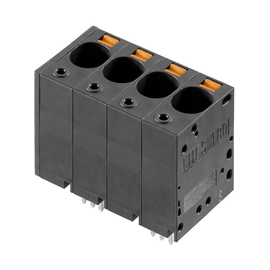 2492130000 Weidmüller LUFS 10.00/04/180V 5.0SN BK BX Leiterplattenklemme Produktbild front M