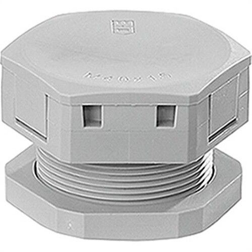 12695000 Hensel BM 40G Druckausgleichselement, M 40 IP 54, gra Produktbild Front View L