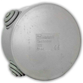 88988009 E-Term CE 2 ET002 Abzweigdose rund 80x40 Kunststoff Produktbild front M