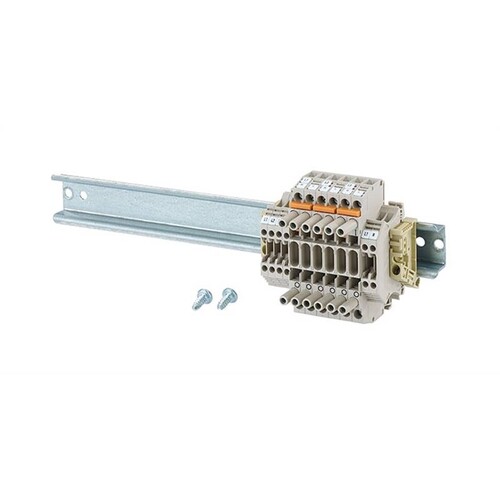 12731000 Hensel Mi EM 02 Erweiterungsmodul Messtrennklemmen Klem Produktbild Front View L
