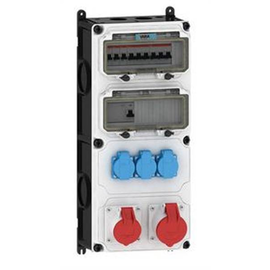 92007736 E-Term Steckdosenkombi VARIABOX WM 0011-3 FI040 IP44 VARIABOX-XL B230xH Produktbild front M