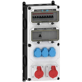 92007709 E-Term Steckdosenkombi VARIABOX WM 0011-3 FI063 IP44 VARIABOX-XL B230xH Produktbild front M