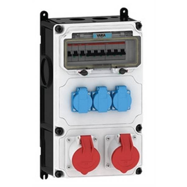 92007742 E-Term Steckdosenkombi VARIABOX WM 0020-3 FI000 IP44 VARIABOX-L B230xH3 Produktbild front M