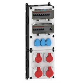 92007743 E-Term Steckdosenkombi VARIABOX WM 0022-3 FI063 IP44 VARIABOX-XXL B230x Produktbild front M