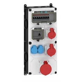 92007744 E-Term Steckdosenkombi VARIABOX WM 0111-2 FI063 IP44 VARIABOX-XL B230xH Produktbild front M