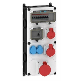 92007745 E-Term Steckdosenkombi VARIABOX WM 0111-2 FI063 IP44 VARIABOX-XL B230xH Produktbild front M