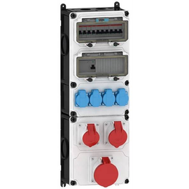 92007763 E-Term Steckdosenkombi VARIABOX WM 0111-4 FI063 IP44 VARIABOX-XXL B230x Produktbild front M