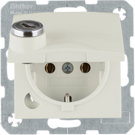 47638982 Berker Steckdose SCHUKO  m SRK KD SLß S.1 we gl Produktbild