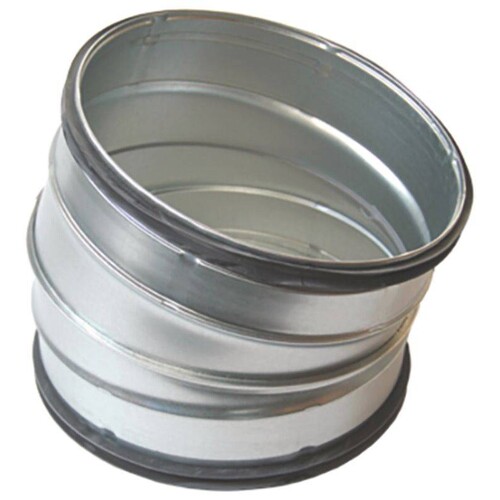 11BU010030 Pichler PI Spiro-Bogen Safe BU verzinkt DN 100 30 Produktbild Front View L