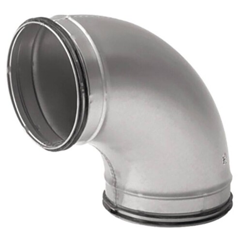 11BU020090 Pichler PI Spiro-Bogen Safe BU verzinkt DN 200 90 Produktbild Front View L