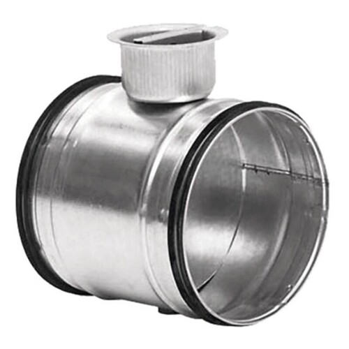 11DSU0200 Pichler PI Spiro Drosselklappe Safe DSU verzinkt DN 200 Produktbild Front View L