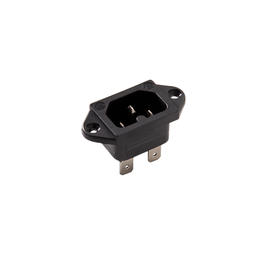 780/48/sw KaiserLeitungen Warmgeräteeinbaustecker C 16, 120°/10 A Produktbild front M
