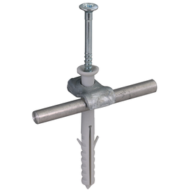 390121 Dehn Leitungshalter DEHNQUICK St/tZn mit Nageldübel 8x80mm für Rd 6-1 Produktbild front M