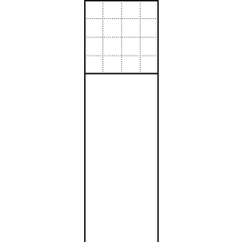 210005007-00 Siedle BG/SR 611-4/4-0 AG Freistehender Briefkasten mit Standrohr Produktbild