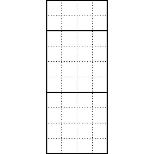 200023030-00 Siedle BGA 611-4/10-0 W Briefkasten-Modul-Gehäuse Aufputz Produktbild Front View L