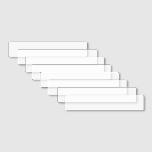 200029871-00 Siedle CA 812-4, CA/CAU 850-4 Schrifteinlage für Namensschild Produktbild Front View L