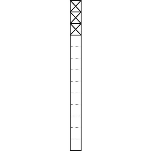 210005028-00 Siedle KS 613-3 AG Kommunikations-Stele Produktbild Front View L
