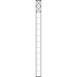 210005046-00 Siedle KSF 613-2 AG Kommunikations-Stele Freistehend Produktbild