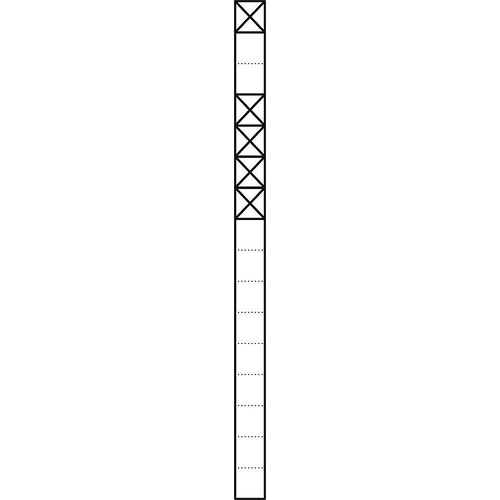 200024009-00 Siedle KSF 616-1/4 SM Kommunikations-Stele Freistehend Produktbild Front View L