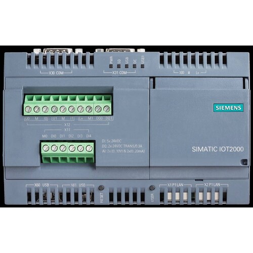 6ES7647-0KA01-0AA2 Siemens SIMATIC IOT IOT2000 5x DI, 2x AI, 2x DO Produktbild