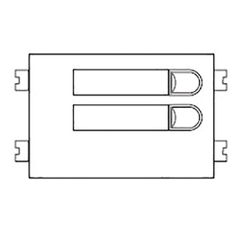 PVT09686 Fermax TASTENMODUL Produktbild front M
