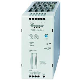 78.2E.1.230.2415 Finder DIN-Schienen Schaltnetzteil, Eingang 110-240 V AC/DC Produktbild front M