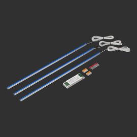 65030.002.00 Dot-Spot sl 3,5 blau, 3er Set, 300 mm Produktbild front M