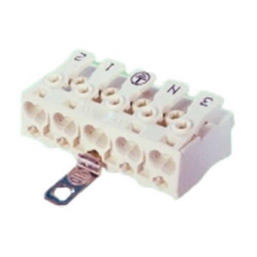 88167660 ElectroTerminal SLK 3/5 +E- SCHR3 PC UNBEDRUCKT Schraublose Leuchte Produktbild Front View L