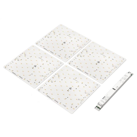 89602942 Tridonic QLE G2 270X270MM 4X1250LM 927-965 LV PRE TALEXXmodule SQ Produktbild front M