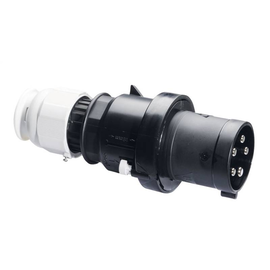 92008281 Bals Stecker TE 63A 5p 500V 7h IP44 Ni 21167 schwarz, Schraubklemme, M Produktbild front M