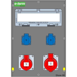 92009379 E-Term Vollgummiverteiler MODBOX WM 0011-2 FI040 IP54 MODBOX-L B3 Produktbild front M