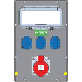 92009401 E-Term Vollgummiverteiler MODBOX WM 0010-3 FI040 IP44 MODBOX-mid Produktbild front M