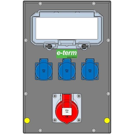92009406 E-Term Vollgummiverteiler MODBOX WM 0001-3 FI040 IP54 MODBOX-midi Produktbild front M