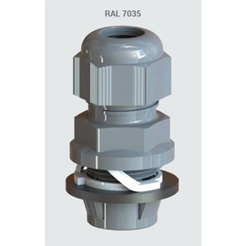 92009808 RST Rabe Kabelverschraubung Frontfix M40 PA6 RAL7035 IP66/68, KB 19 Produktbild front M