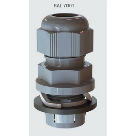 92009809 RST Rabe Kabelverschraubung Frontfix M40 PA6 RAL7001 IP66/68, KB 19 Produktbild front M