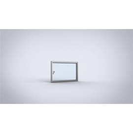 92092945 Eldon ADA04060 Sichttür, 400x600 Aluminium und 3 mm Acrylglas Produktbild front M