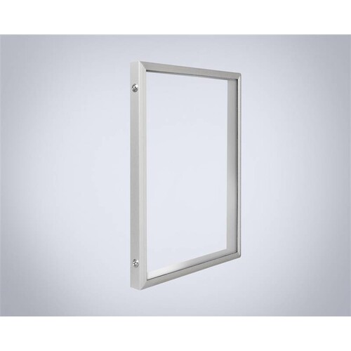 92092949 Eldon ADAB06060 Sichttür, 600x600 Aluminium und 3 mm Acrylglas Produktbild Front View L