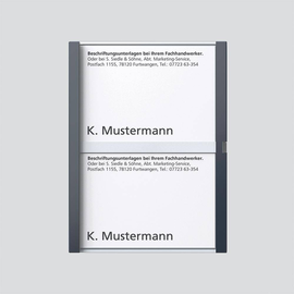 210007069-00 Siedle TM 612-2, BTM 650-02 AG Namensschild komplett Produktbild front M