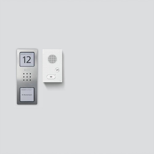 210008742-00 Siedle SET CAB 850-1 E/W Audio-Set Siedle Basic Produktbild Front View L